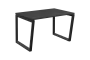 SEK-V - 12 stůl kancelářský, kovová podnož černá, deska 25 mm, široký 1200 mm, antracit
